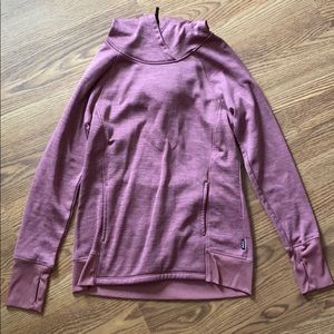 pink heathered RBX hoodie